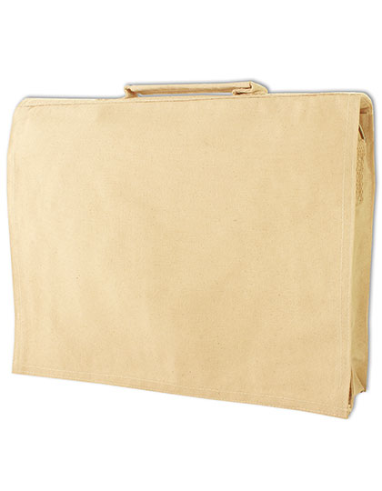 Halink | Canvas Conference Bag - natural, 29 x 38 x 7,5 cm