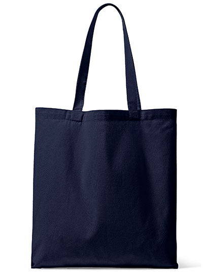 Halink | Organic Canvas Carrier Bag Long Handle London 01 - navy, 42 x 38 x 10 cm