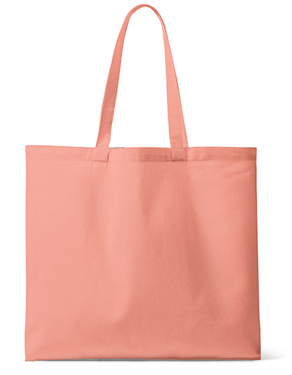 Halink | Organic Canvas Carrier Bag Medium Long Handle London 02 - rosette, 42 x 48 x 10 cm