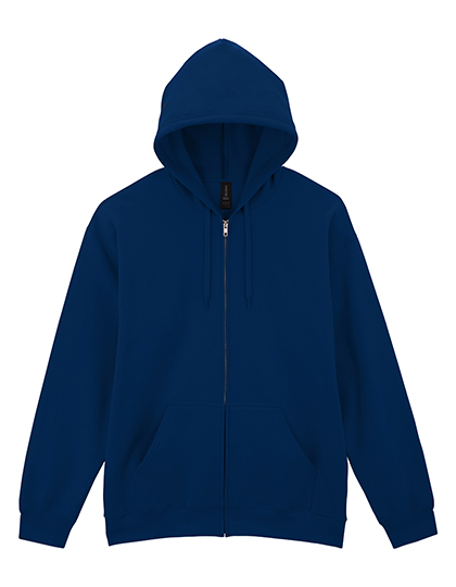 Gildan | Softstyle® Midweight Fleece Adult Full Zip Hooded Sweatshirt - navy,