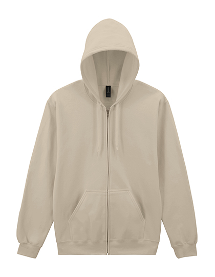 Gildan | Softstyle® Midweight Fleece Adult Full Zip Hooded Sweatshirt - sand,