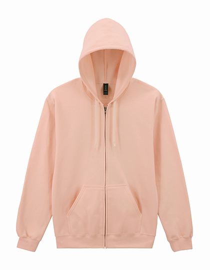 Gildan | Softstyle® Midweight Fleece Adult Full Zip Hooded Sweatshirt - dusty rose,