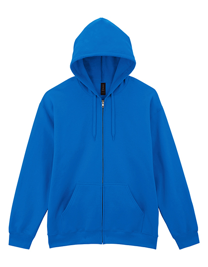 Gildan | Softstyle® Midweight Fleece Adult Full Zip Hooded Sweatshirt - royal,