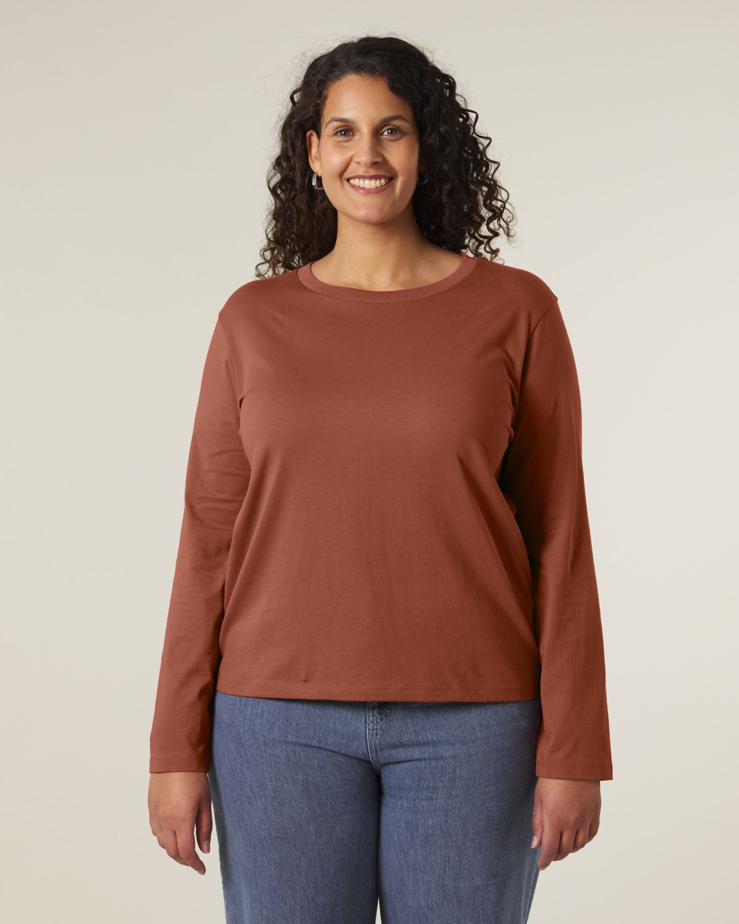 Stanley & Stella | Stella Muser Long Sleeve - heritage brown
