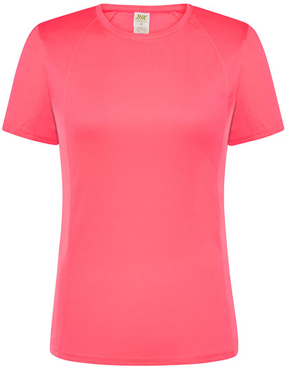 JHK | Ladies´ Sport T-Shirt - fuchsia fluor,
