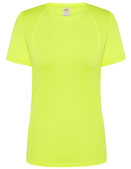 JHK | Ladies´ Sport T-Shirt - gold fluor,