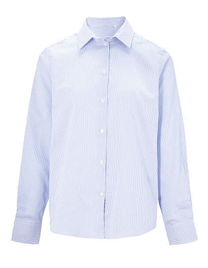 NEOBLU | Men´s Easy Care Striped Shirt Baptiste - blue stripes,