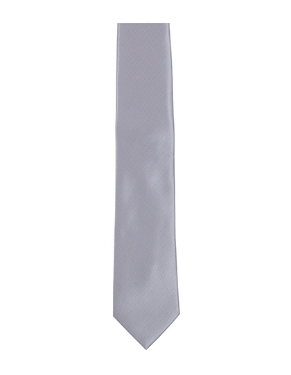 TYTO | Twill Tie - silver, 144 x 8,5 cm
