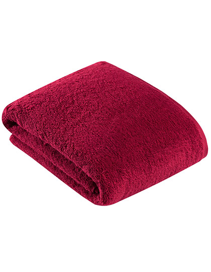 Vossen | New Generation Bath Sheet - ruby, 100 x 150 cm