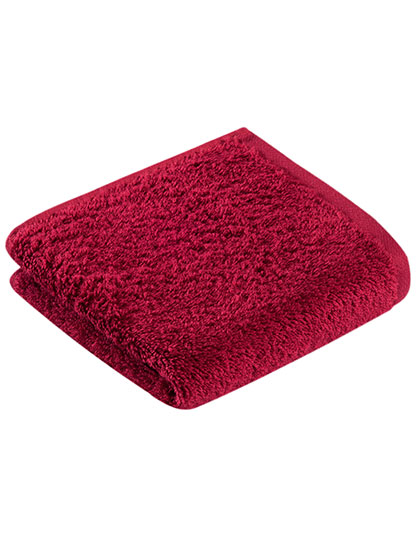 Vossen | New Generation Guest Towel - ruby, 30 x 50 cm