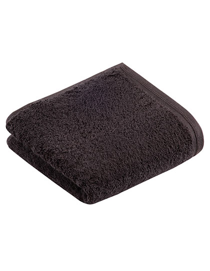 Vossen | Vegan Life Guest Towel - anthrazit, 40 x 60 cm