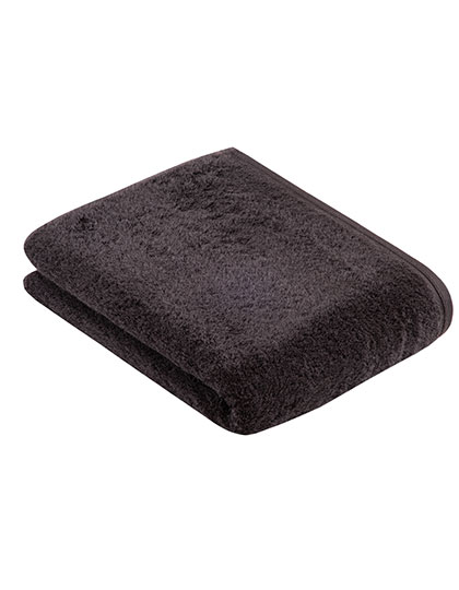 Vossen | Vegan Life Bath Sheet - anthrazit, 100 x 150 cm