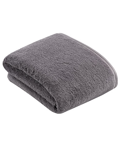 Vossen | Vegan Life Bath Sheet - dark grey, 100 x 150 cm