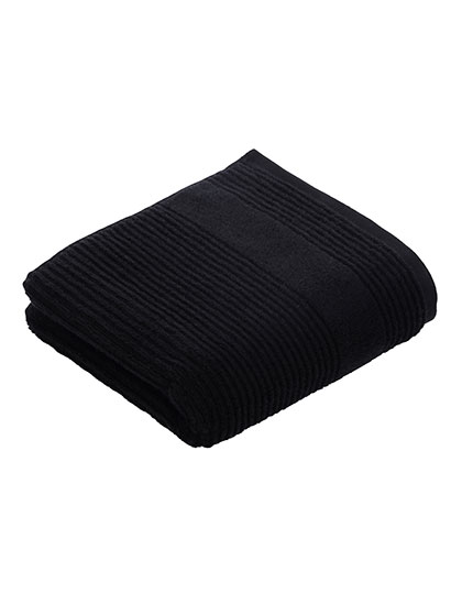 Vossen | Tomorrow Hand Towel - black, 50 x 100 cm