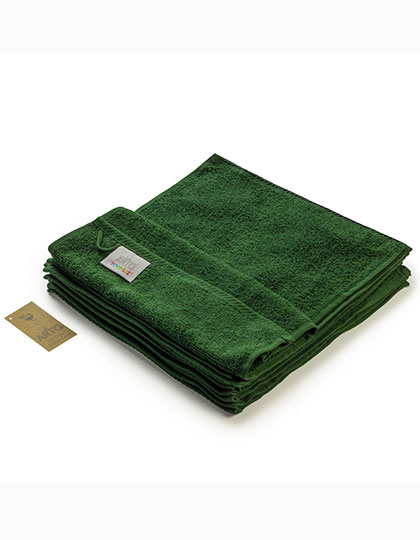 ARTG | Facetowel - dark green, 30 x 30 cm