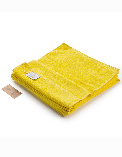 ARTG | Facetowel - bright yellow, 30 x 30 cm