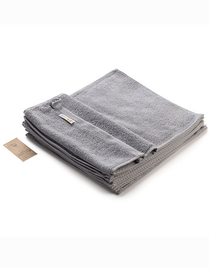 ARTG | Facetowel - light grey, 30 x 30 cm