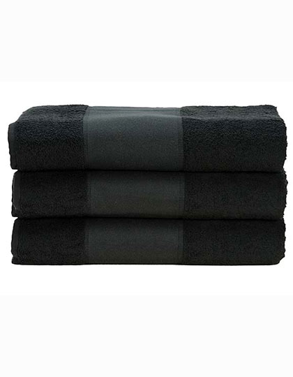 ARTG | PRINT-Me® Hand Towel - black, 50 x 100 cm
