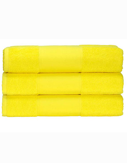 ARTG | PRINT-Me® Hand Towel - bright yellow, 50 x 100 cm
