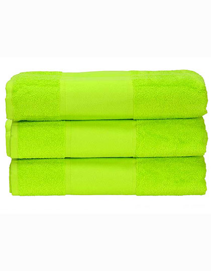ARTG | PRINT-Me® Hand Towel - lime green, 50 x 100 cm