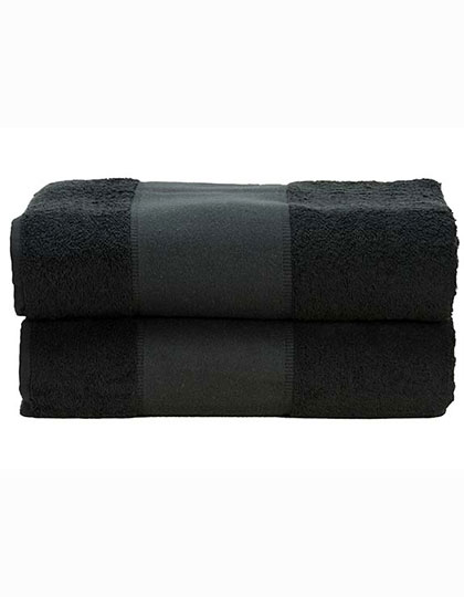ARTG | PRINT-Me® Bath Towel - black, 70 x 140 cm