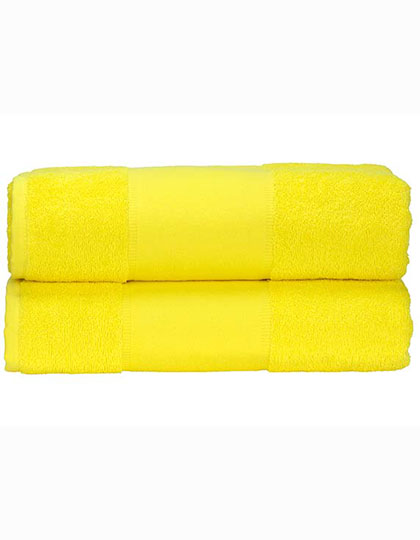 ARTG | PRINT-Me® Bath Towel - bright yellow, 70 x 140 cm