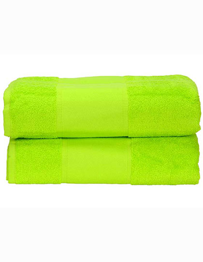 ARTG | PRINT-Me® Bath Towel - lime green, 70 x 140 cm