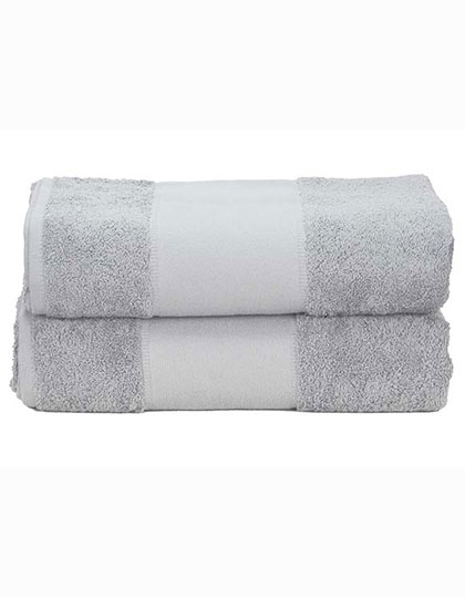 ARTG | PRINT-Me® Bath Towel - light grey, 70 x 140 cm