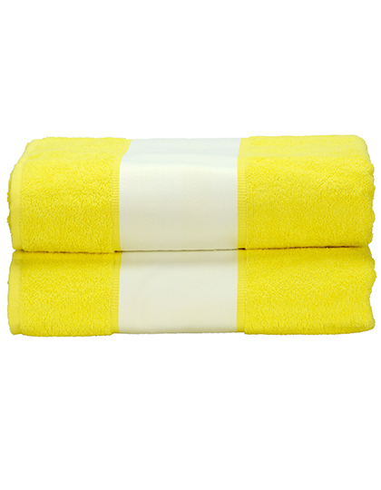 ARTG | SUBLI-Me® Bath Towel - bright yellow, 70 x 140 cm