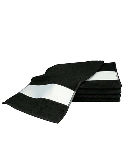 ARTG | SUBLI-Me® Sport Towel - black, 30 x 140 cm