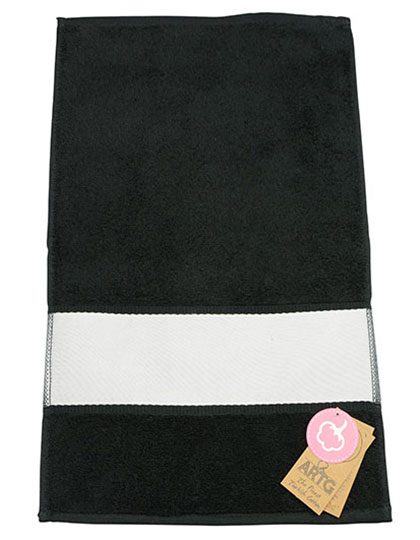 ARTG | SUBLI-Me® Guest Towel - black, 30 x 50 cm