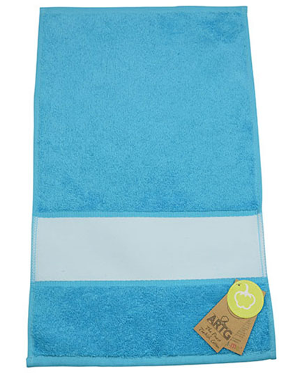 ARTG | SUBLI-Me® Guest Towel - aqua blue, 30 x 50 cm