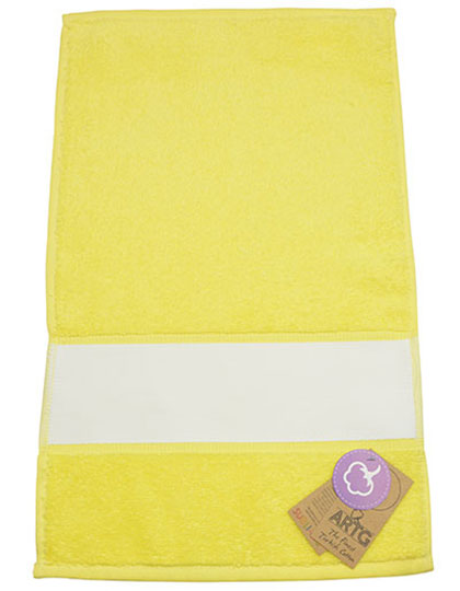 ARTG | SUBLI-Me® Guest Towel - bright yellow, 30 x 50 cm