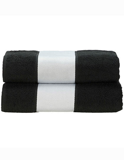 ARTG | SUBLI-Me® Big Towel - black, 100 x 210 cm