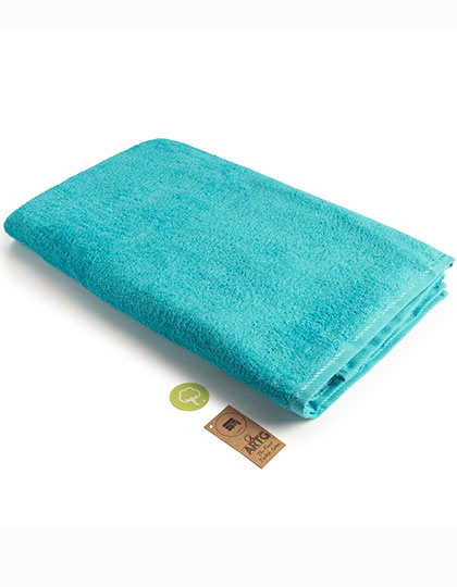 ARTG | Big Towel - aqua blue, 100 x 210 cm