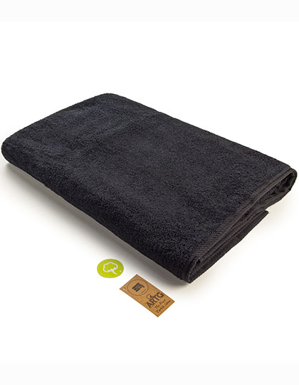 ARTG | Big Towel - black, 100 x 210 cm
