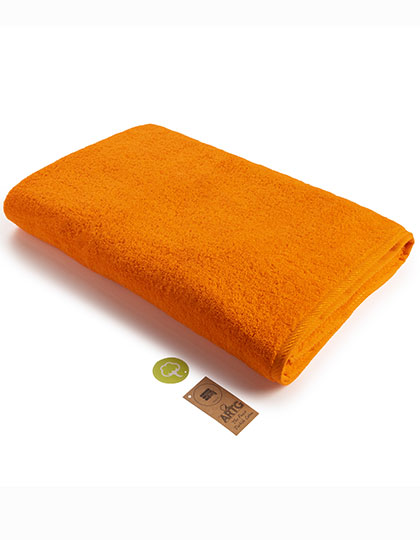 ARTG | Big Towel - bright orange, 100 x 210 cm