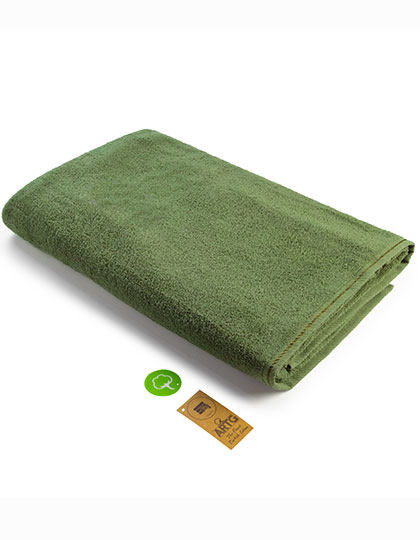 ARTG | Big Towel - army green, 100 x 210 cm