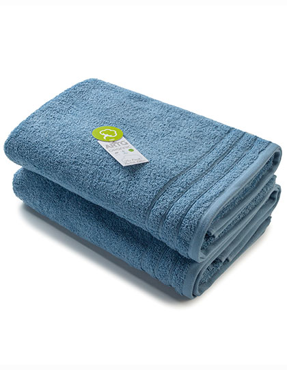 ARTG | Organic Bath Towel - jeans blue, 70 x 140 cm
