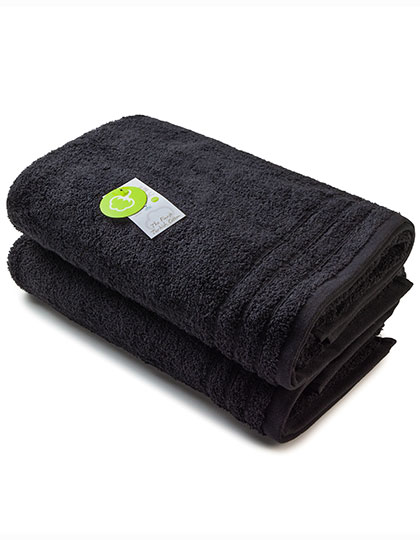 ARTG | Organic Bath Towel - black, 70 x 140 cm