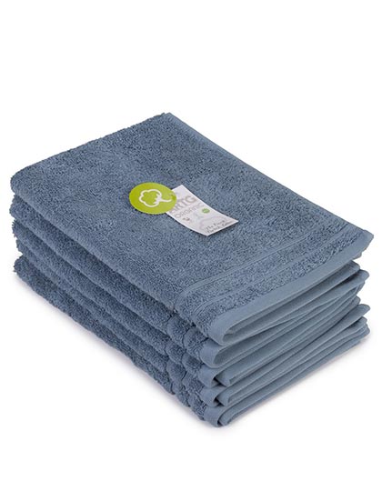 ARTG | Organic Guest Towel - jeans blue, 40 x 60 cm