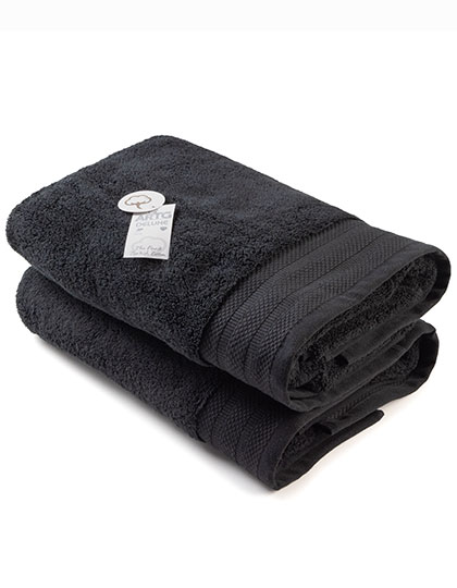ARTG | Bath Towel Excellent Deluxe - very black, 70 x 140 cm