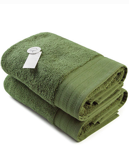 ARTG | Bath Towel Excellent Deluxe - army green, 70 x 140 cm