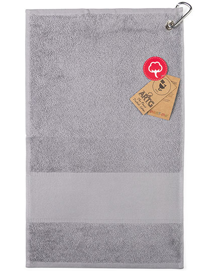 ARTG | PRINT-Me® GOLF Towel - anthracite grey, 30 x 50 cm