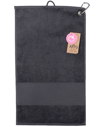 ARTG | PRINT-Me® GOLF Towel - graphite, 30 x 50 cm