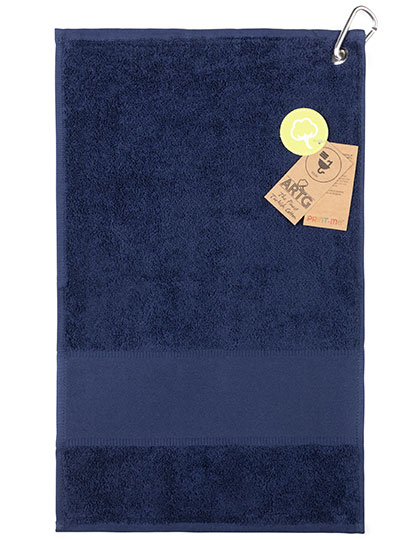 ARTG | PRINT-Me® GOLF Towel - french navy, 30 x 50 cm
