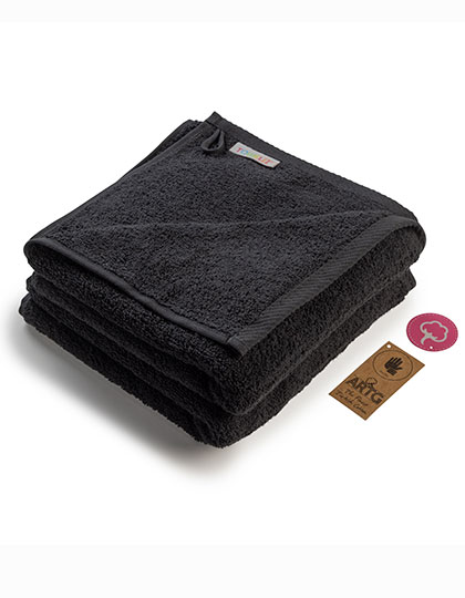 ARTG | Fashion Hand Towel - black, 50 x 100 cm