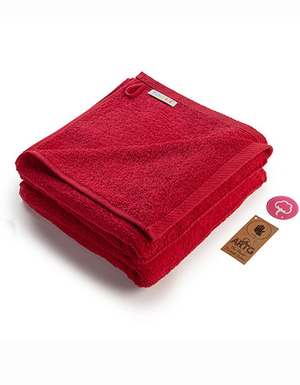 ARTG | Fashion Hand Towel - deep red, 50 x 100 cm