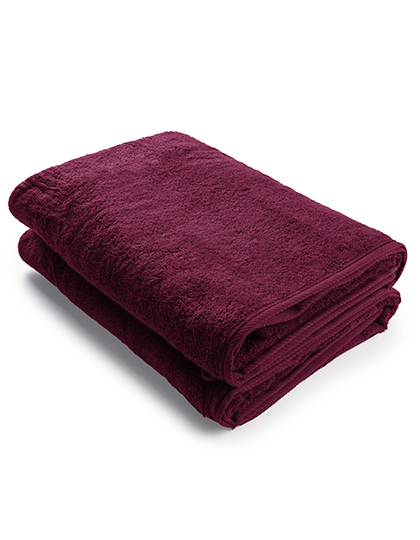 ARTG | Bath Towel - burgundy, 70 x 140 cm