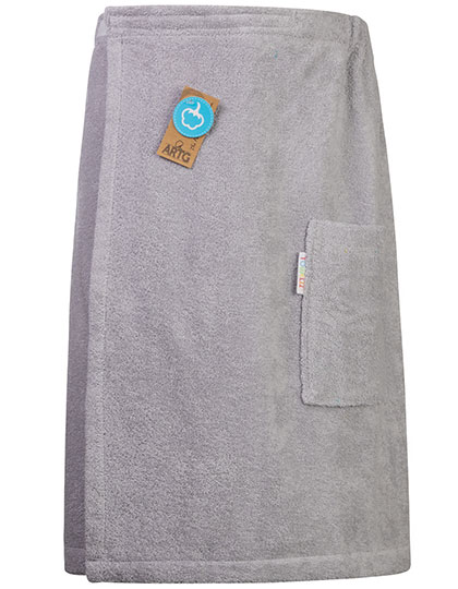 ARTG | Sauna Kilt Men - light grey, 65 x 150 cm